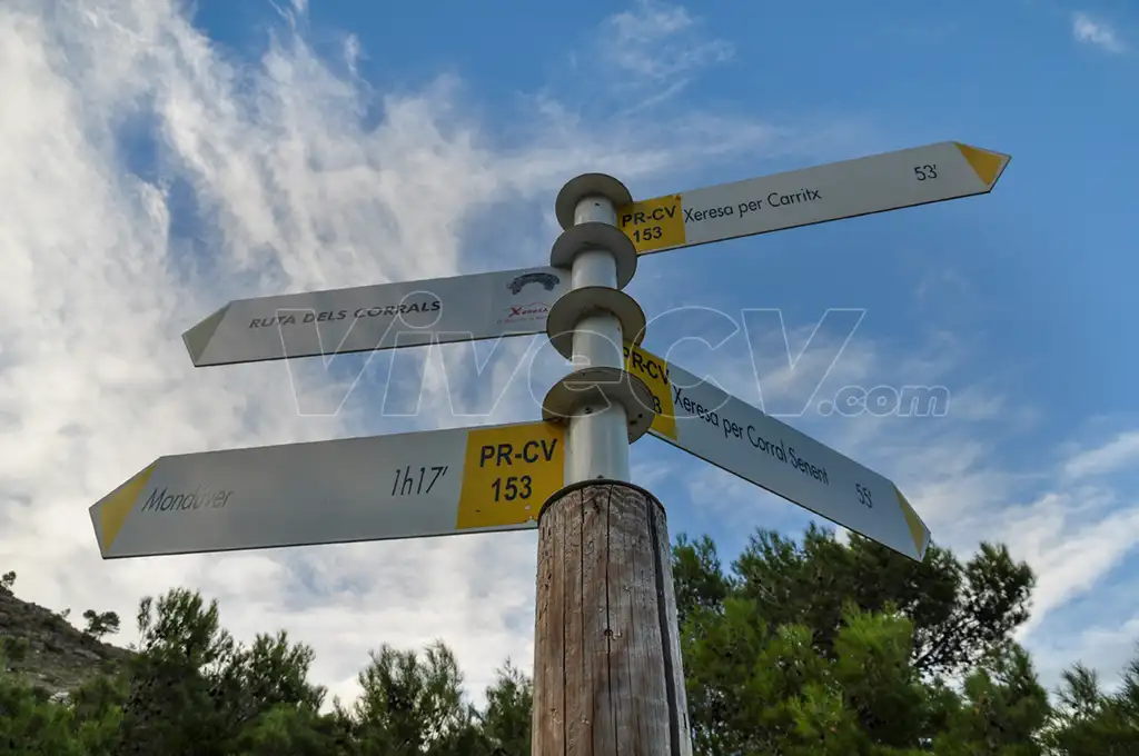 PR-CV 153 Mondúver desde Xeresa