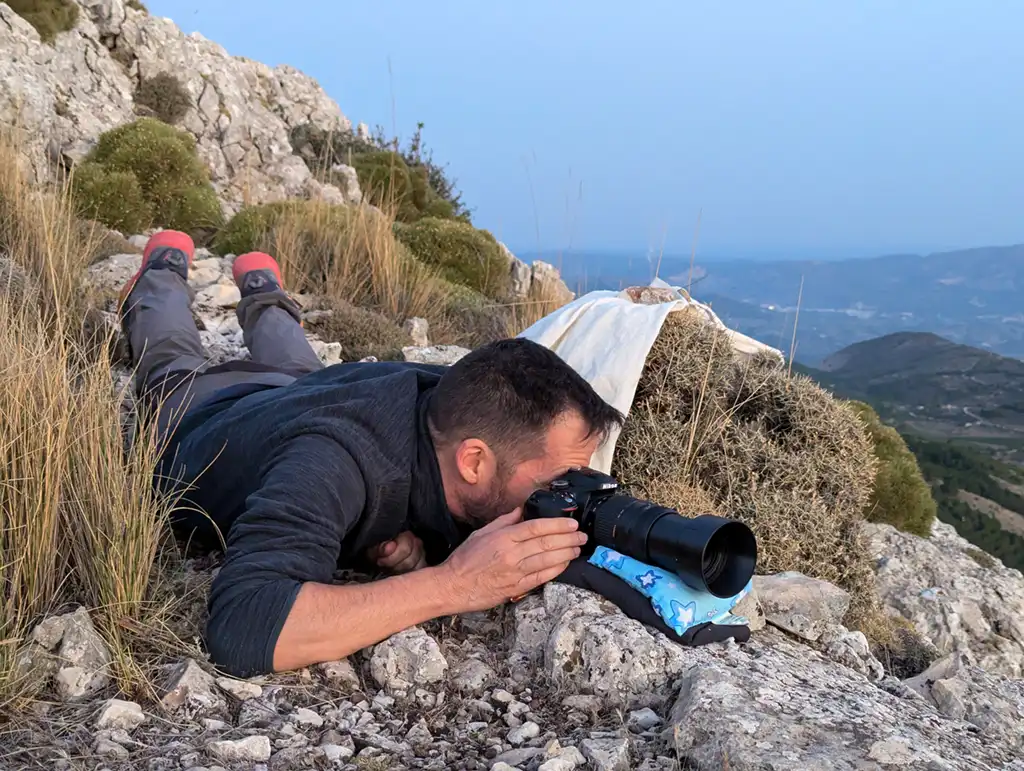 Fotografía del Puig Major de Mallorca desde 293 km de distancia